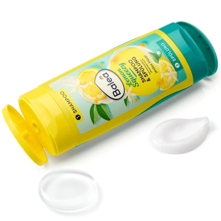 Šampon in balzam 2 v 1 Lemon Squeezy, potovalna velikost Balea