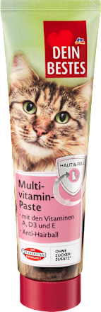 Dopolnilna hrana za odrasle mačke – multivitaminska krema DEIN BESTES