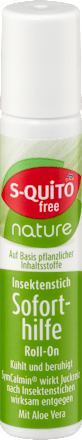 Insektenstich Anti Juckreiz Roll-on, Soforthilfe Kräuterfluid S-QUiTO free