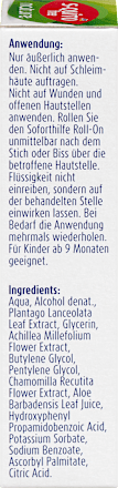 Insektenstich Anti Juckreiz Roll-on, Soforthilfe Kräuterfluid S-QUiTO free