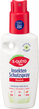 Szúnyog- és kullancsriasztó pumpás spray S-QUiTO free