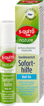 Insektenstich Anti Juckreiz Roll-on, Soforthilfe Kräuterfluid S-QUiTO free