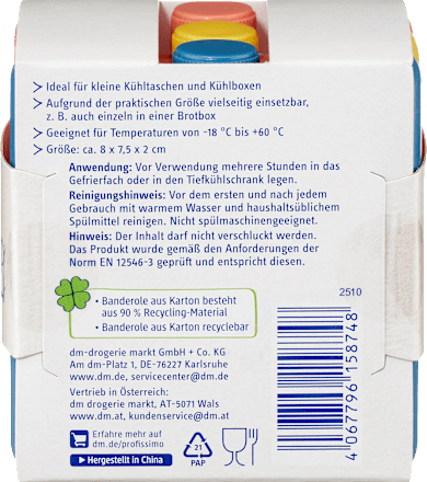 Mini hladilni vložki ON TOUR Profissimo