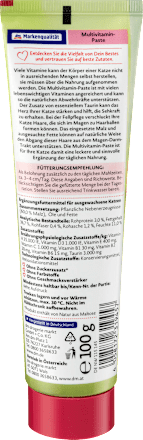 Dopolnilna hrana za odrasle mačke – multivitaminska krema DEIN BESTES