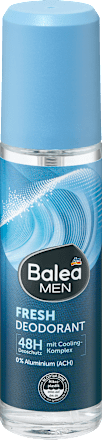 Pumpás dezodor Fresh, hűsítő formulával Balea MEN