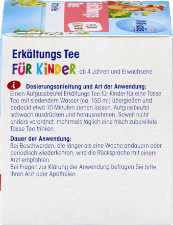Kindertee, Erkältungs Tee (12 Beutel) Mivolis