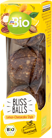 Fruchtkonfekt Bliss Balls Lemon-Cheesecake dmBio