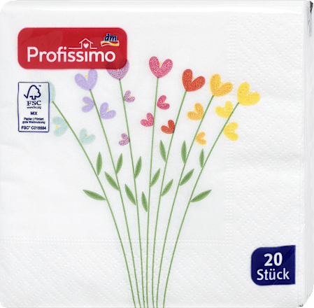 Serviete z motivom šopka, 25 x 25 cm Profissimo