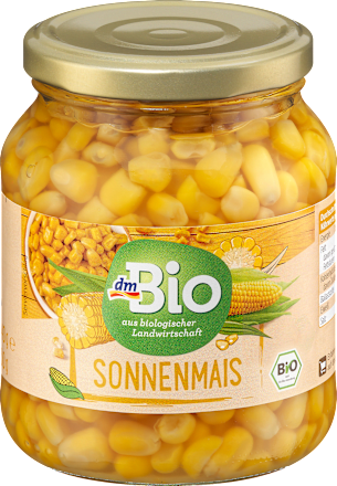 bio kukuřice ve slaném nálevu, sterilovaná zelenina dmBio