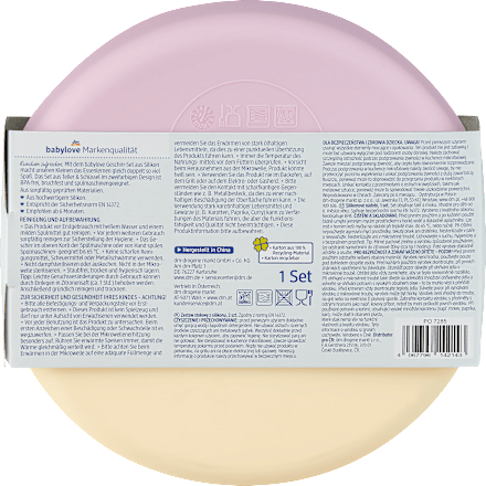 Geschirr-Set Silikon Fee 2tlg babylove