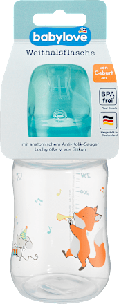 Butelka z szeroką szyjką 280ml babylove