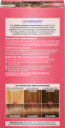 barva na vlasy Intensiv Color Creme, 8.1 světlá blond réell‘e