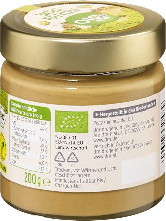 bio pistáciový krém dmBio