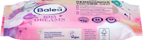 Salviette detergenti viso Big Dreams minitaglia Balea