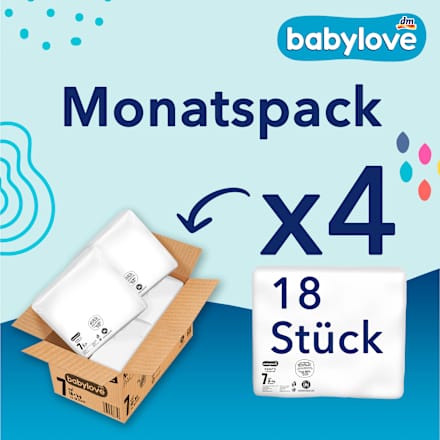 Baby Pants Premium Gr. 7 XXL (18+ kg), Monatsbox babylove