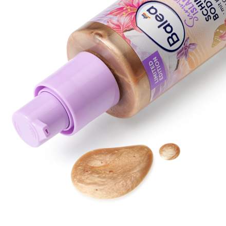 Fluid za obraz in telo Summer ISLAND z bleščicami Balea