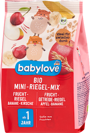 Fruchtriegel Mini-Riegel-Mix (8x12,5 g) ab 1 Jahr babylove