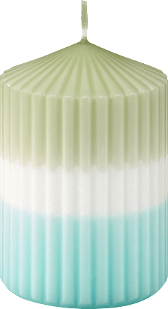 Stumpenkerze Rille 100/70 zweifarbig Profissimo