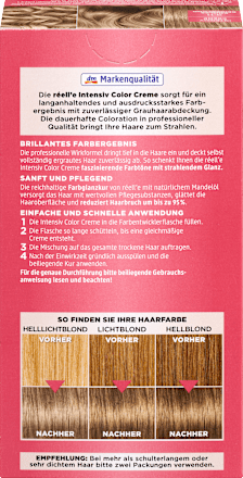 Haarfarbe 9.11 Kühles Beigeblond réell‘e