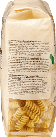 Spirelli di semola di grano duro bio dmBio