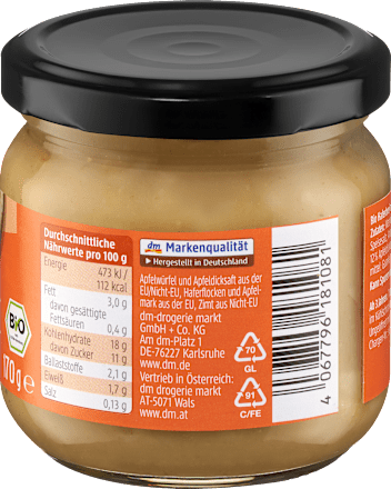 Porridge mela e cannella, 3+ anni dmBio