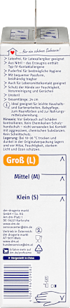 Einmalhandschuhe latexfrei schwarz Groß Profissimo