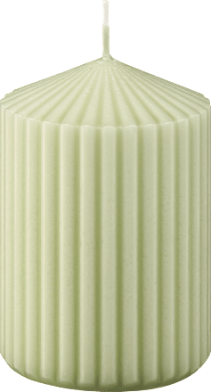 Stumpenkerze Rille 100/70 grün Profissimo