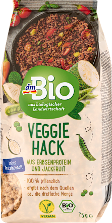 Granulato vegano con proteine di piselli e giaca BIO dmBio