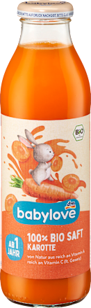 100% био сок от моркови, 1+години babylove