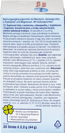 Granulato con melatonina vegetale ai frutti bosco da bere Mivolis