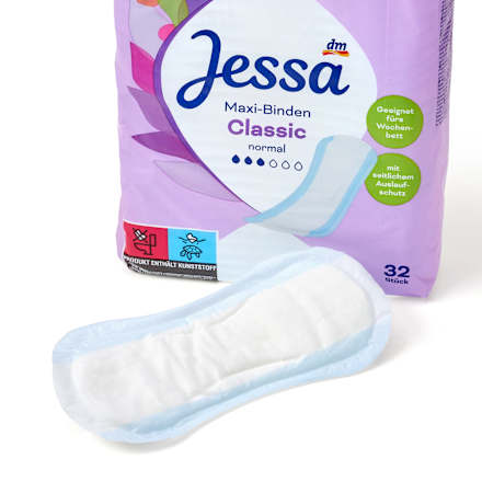 Podpaski higieniczne  Maxi Classic Jessa