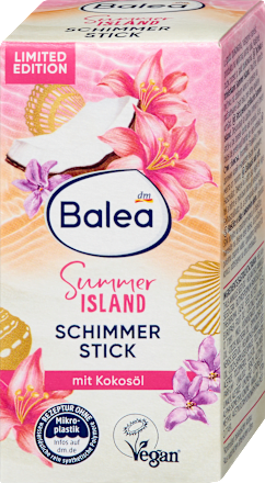 Feste Körperpflege Schimmer Stick Summer Island Balea