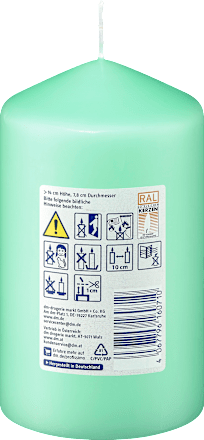 Stumpenkerze 140/80 Mint Profissimo