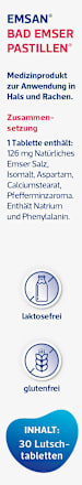Bad Emser Pastillen Halstabletten ohne Zucker Emsan