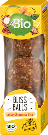 Fruchtkonfekt Bliss Balls Lemon-Cheesecake dmBio