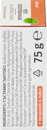 Tuhé čistiace pleťové mydlo bio marhuľa a mango alverde NATURKOSMETIK