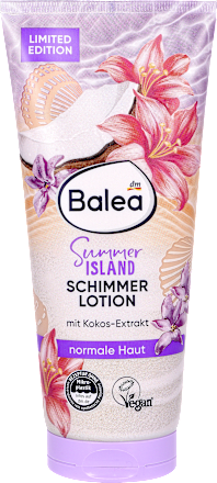 tělové třpytivé mléko Summer Island Balea