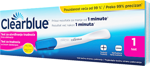 Plus test za utvrđivanje trudnoće Clearblue