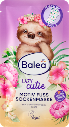 Fußsockenmaske Lazy Cutie (1 Paar) Balea