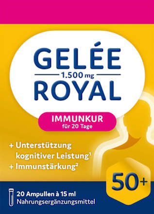 Gelee Royal 1500 Ampullen Orange 20 St EMCUR
