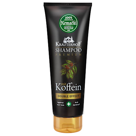DOUBLE EFFEKT - kofeinski šampon KRÄUTERHOF