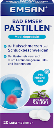 Pastillen Halstabletten mit Salbei Emsan