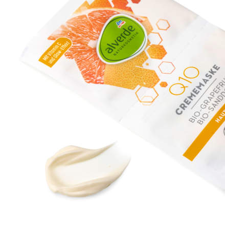 Kremasta maska za lice Q10 – grejp i pasji trn, 2 x 5 ml alverde NATURKOSMETIK