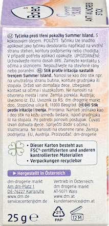 Anti-Wundreib Stick Summer Island Balea