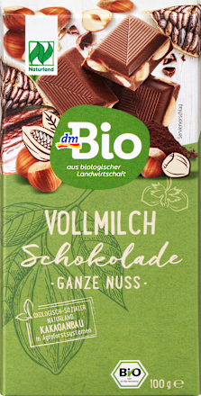 Mlečna čokolada sa lešnicima dmBio