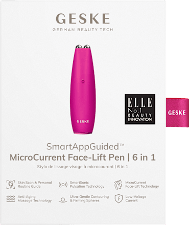 MicroCurrent Face-Lift Pen 6 in 1 Magenta GESKE 