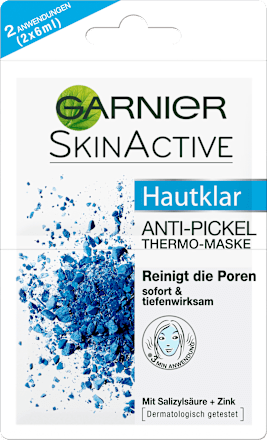 Anti Pickel Gesichtsmaske Hautklar Thermo Garnier Skin Active
