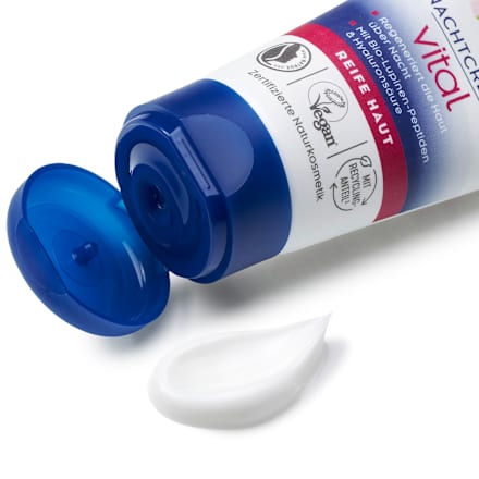 Nočný pleťový krém vital s bio lupinovými peptidmi alverde NATURKOSMETIK