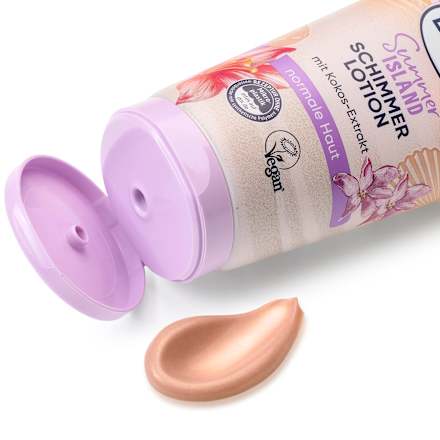 Körperlotion Schimmer Summer Island Balea