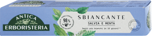 Dentifricio sbiancante salvia e menta ANTICA ERBORISTERIA